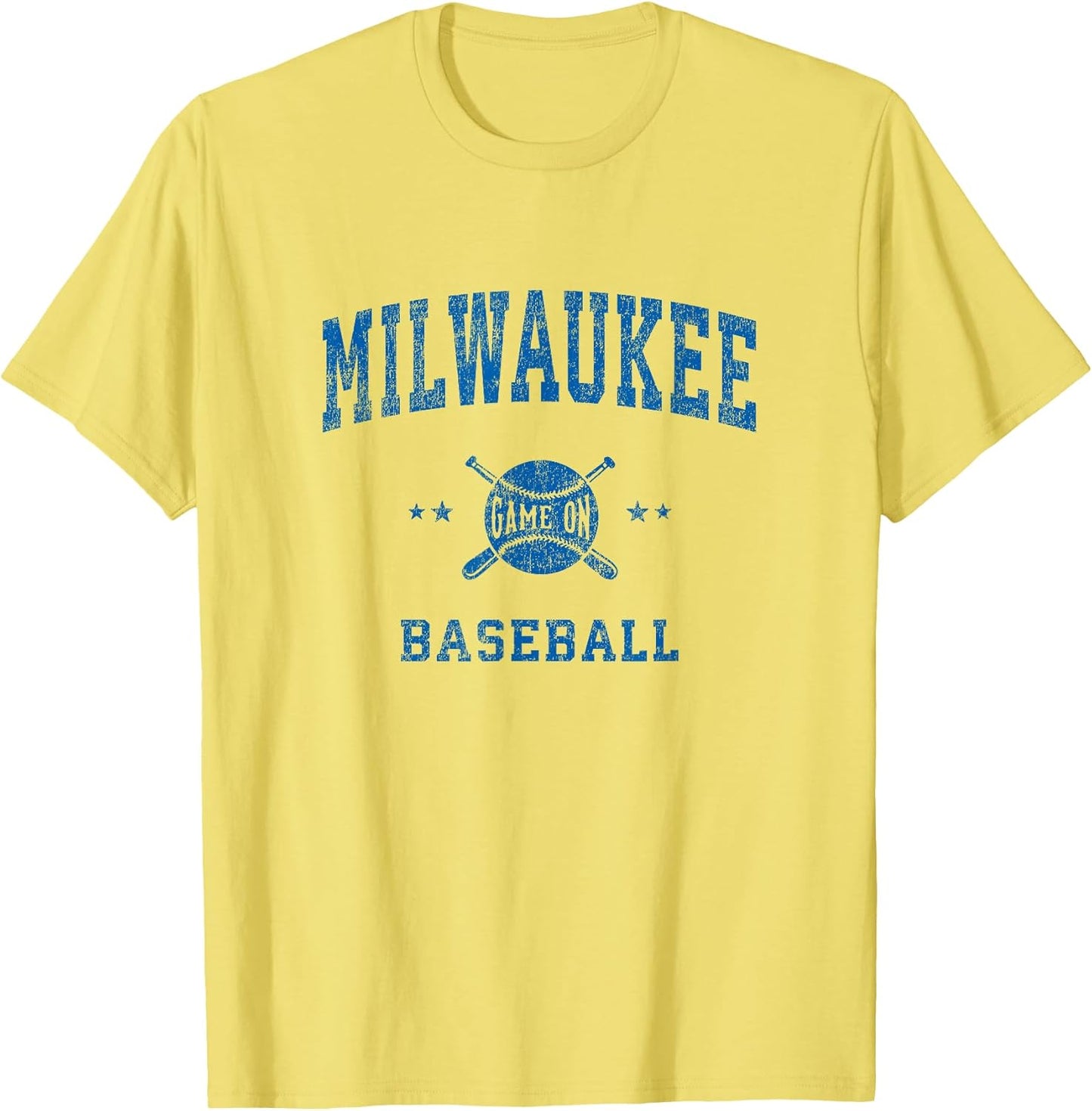 Milwaukee Vintage Baseball Throwback Retro Design T-Shirt