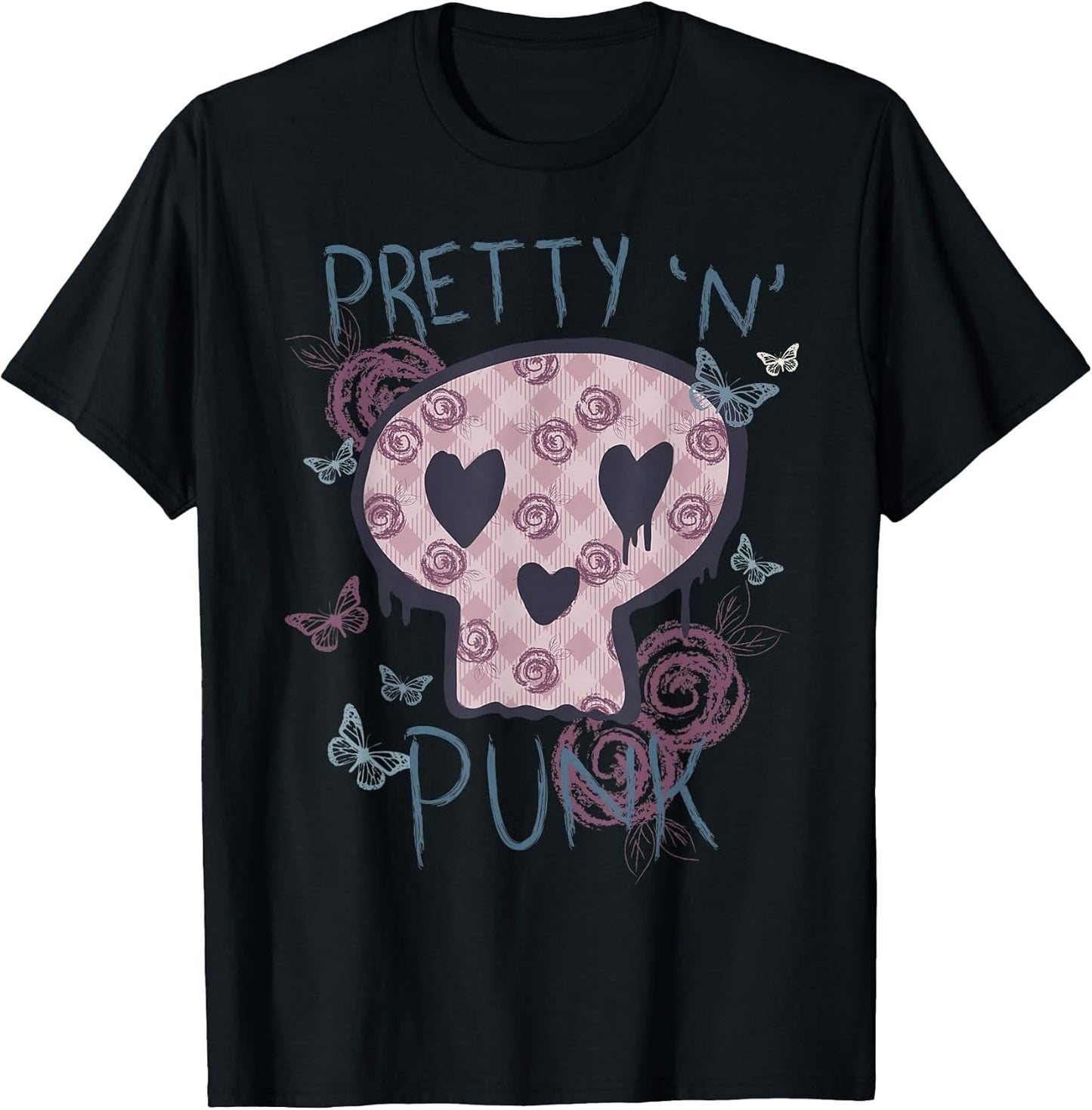 Punk Rock 'n' Roll Music Pretty in Punk Women Ladies Children T-Shirt