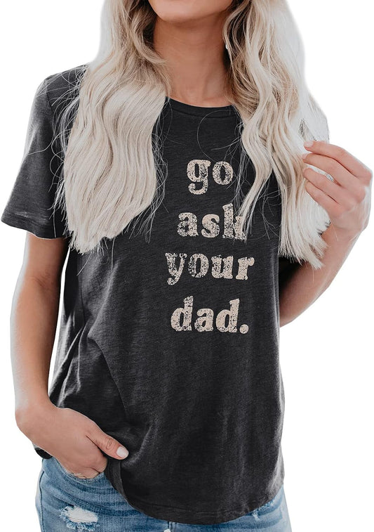 Womens Mom Shirt Summer Funny Short Sleeve Mommy Graphic Tees T-Shirts