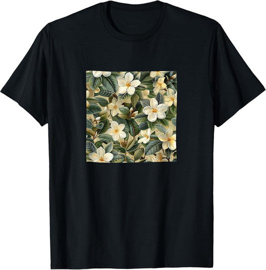 Arabian Jasmine Flower Pattern Merch