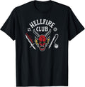 4 Hellfire Club Skull & Weapons T-Shirt