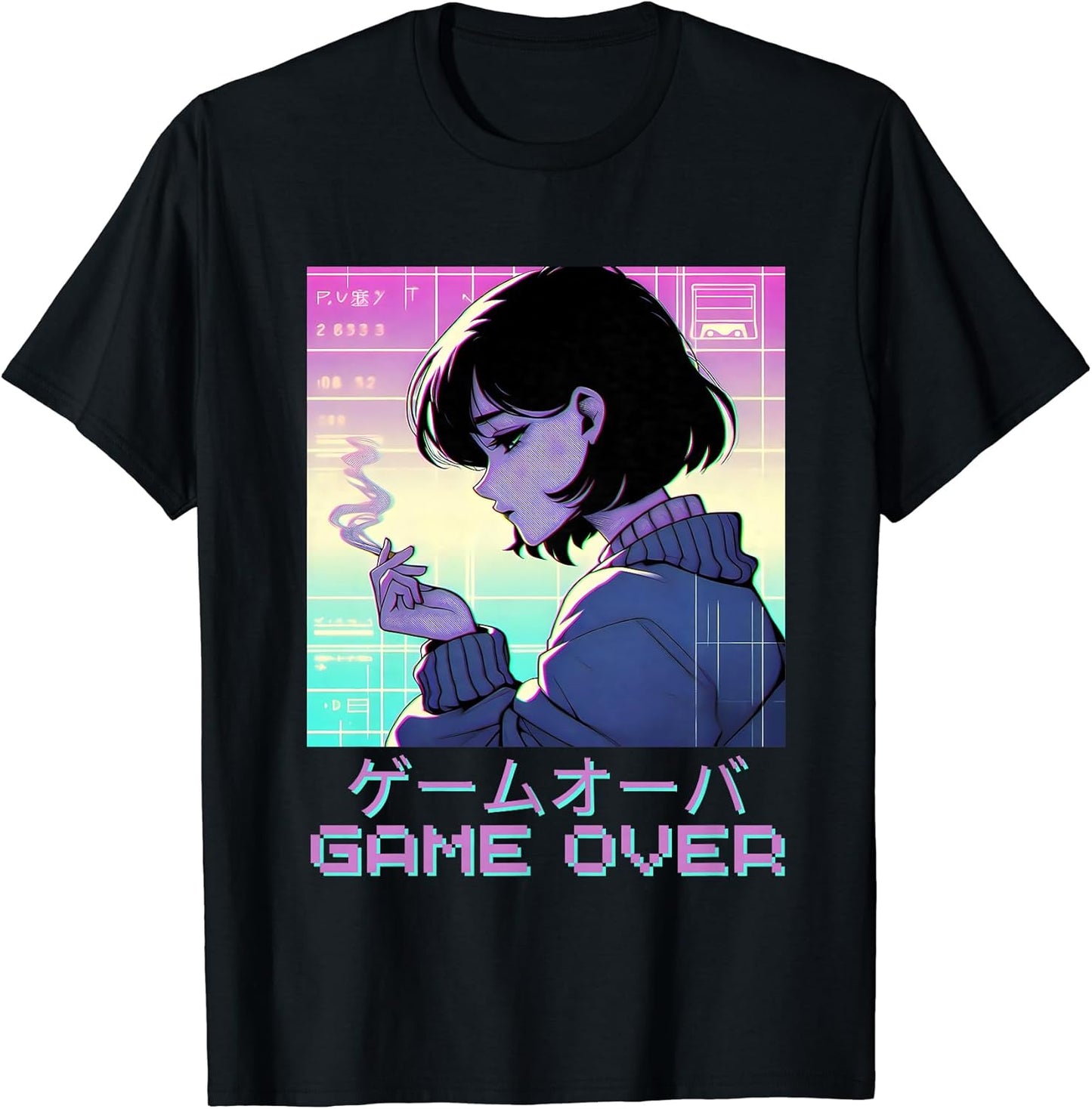 Vaporwave Aesthetic Anime Merch Egirl Eboy Clothes