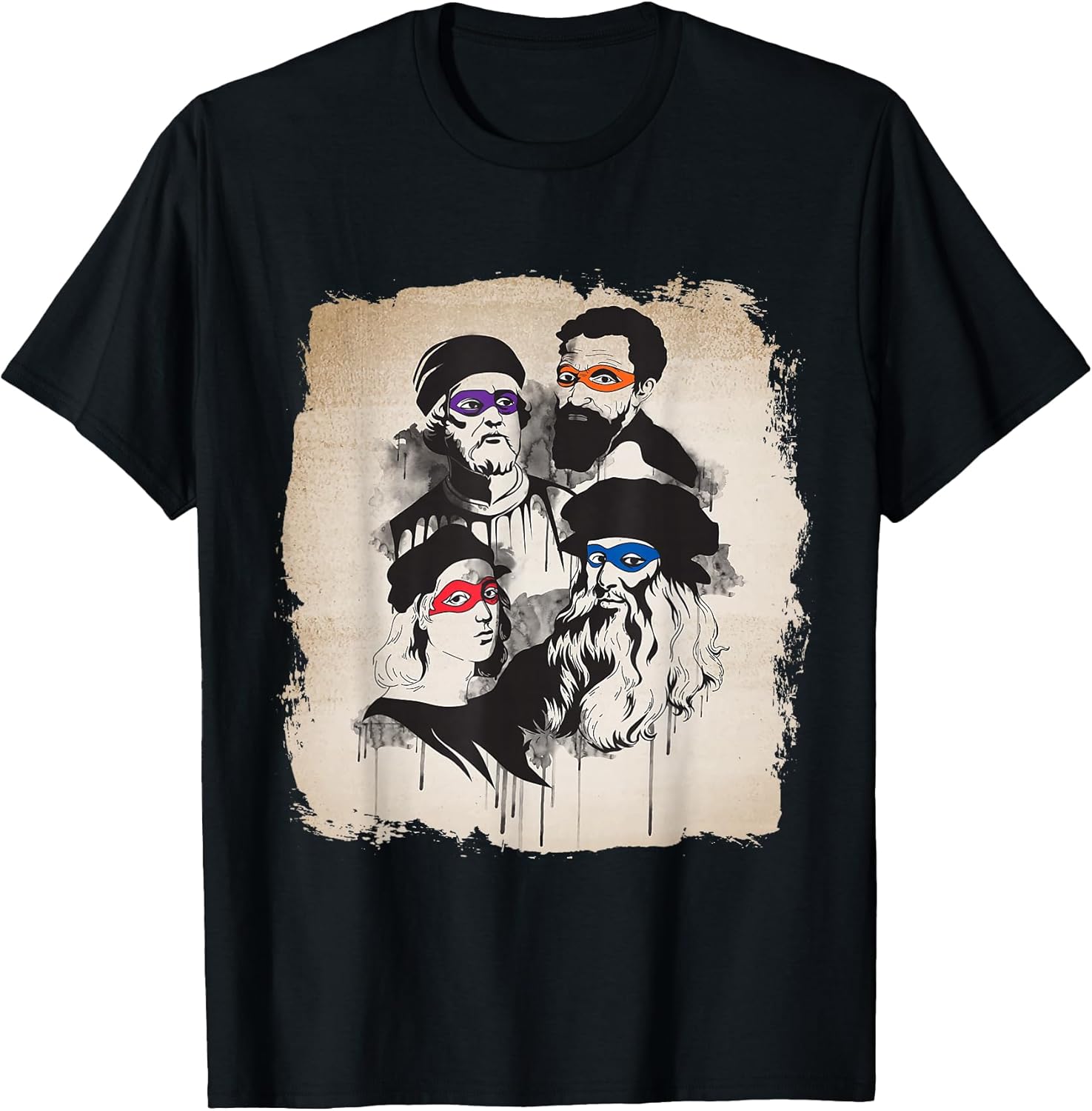 Artist Humor - Italian Renaissance Art Ninjas T-Shirt