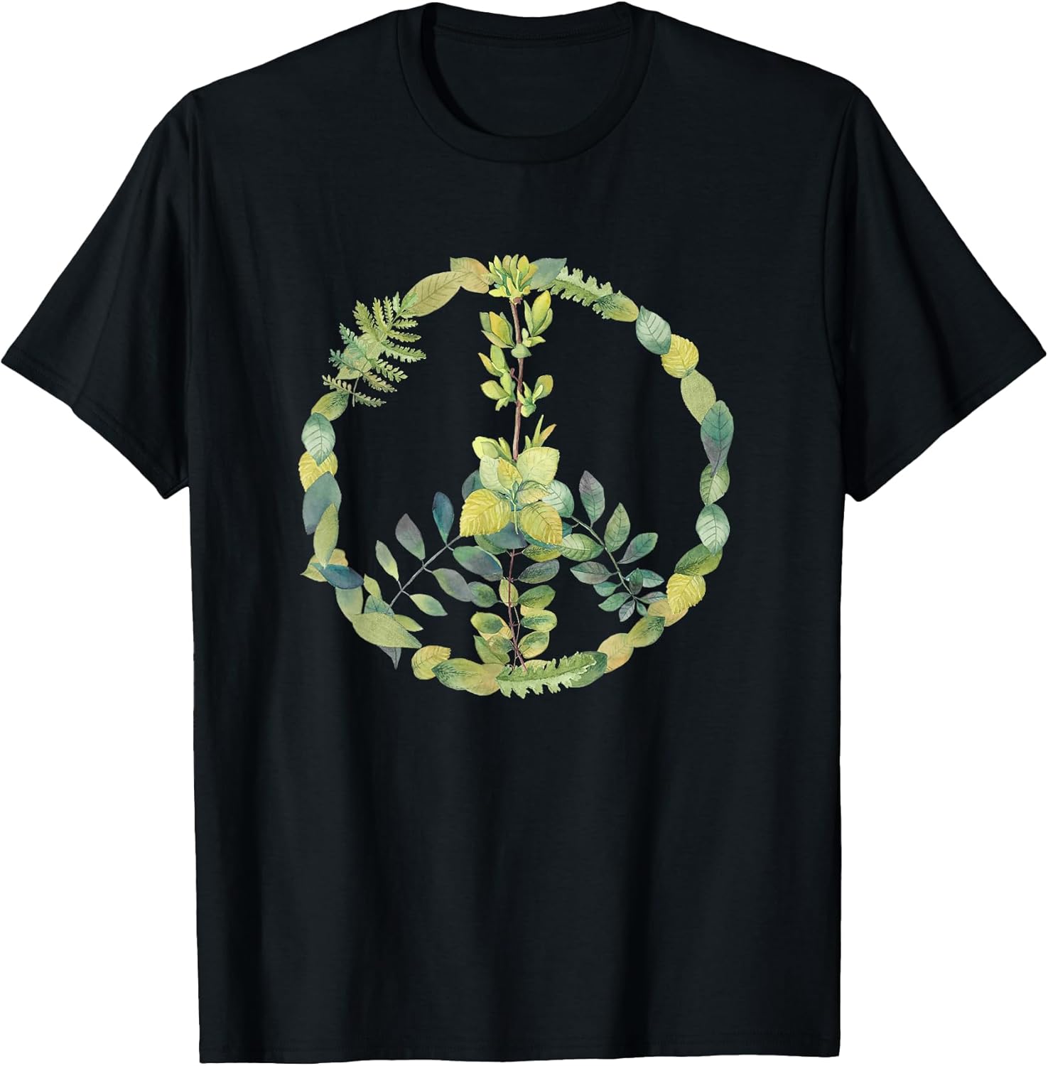 Peace Love 60s 70s Flower Power Hippie Costume Shirt T-Shirt