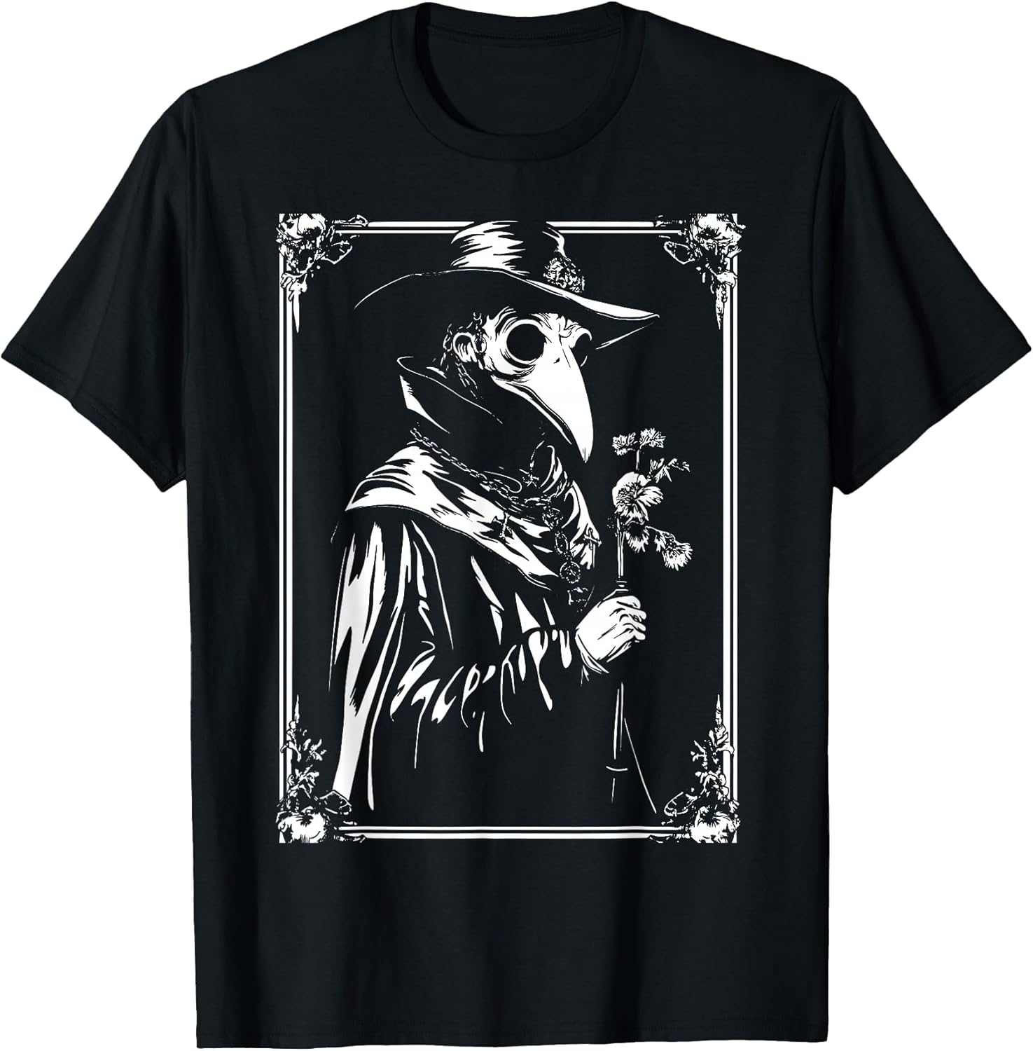 Plague Doctor Occult Gothic Steampunk Goth T-Shirt