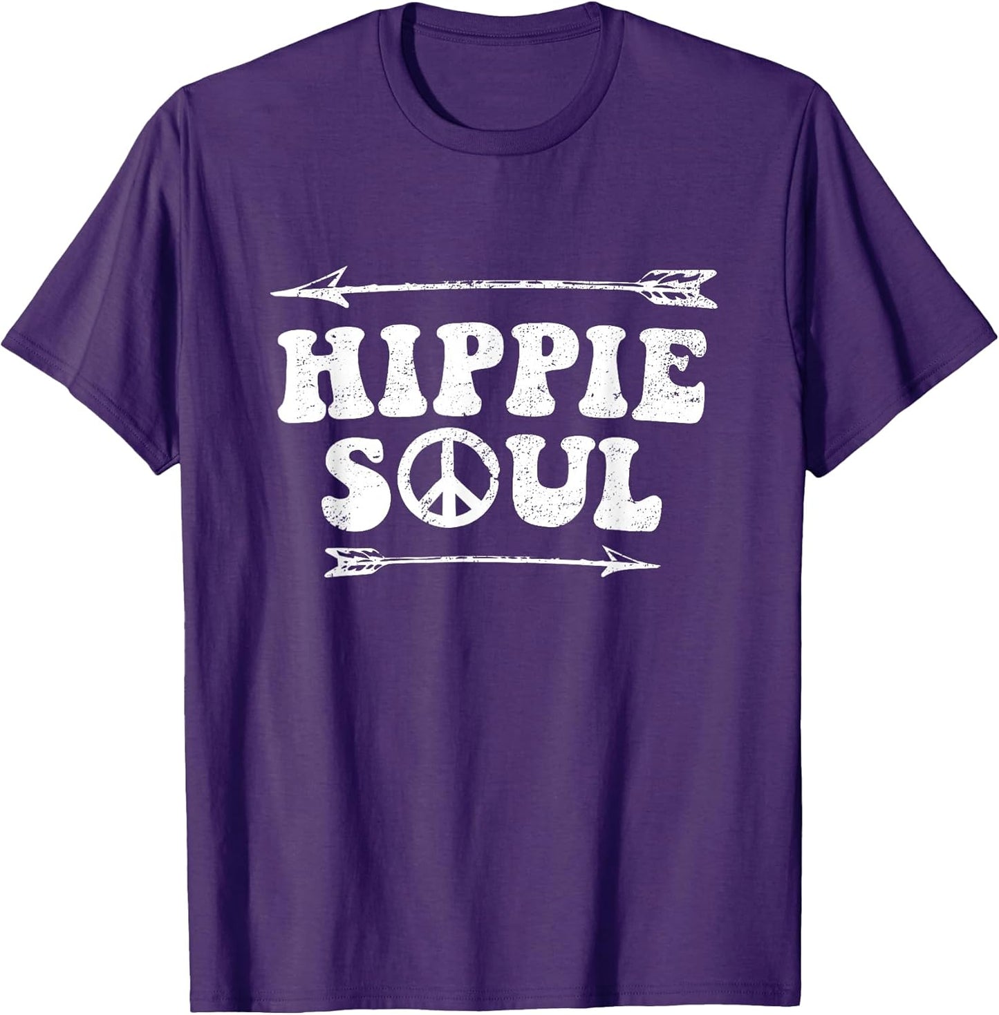 Hippie Soul, Womens Hippie Soul Graphic, Boho, Beach, Summer T-Shirt