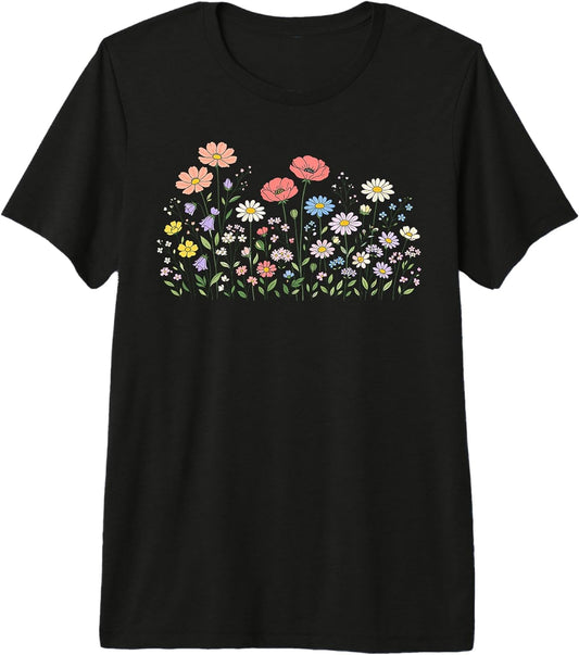 Vintage Wildflowers Flower Graphic Gifts Women