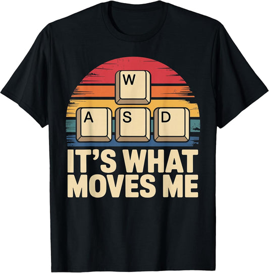 Gaming Retro WASD Men Women Kids Gifts Apparel