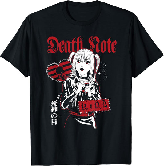 Misa Punk Patches Collage Anime T-Shirt