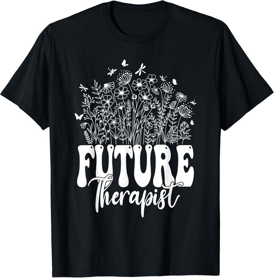 Groovy Future Therapist Retro Wildflower Gifts