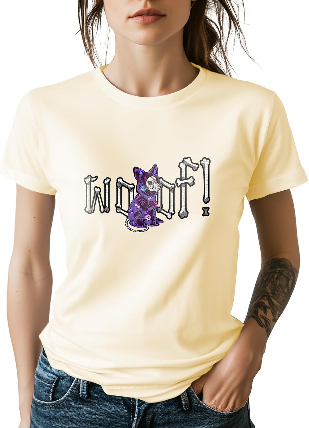 Womens Cotton Short Sleeve Graphic T-Shirts Round Neck Casual Tops for Trendy Fashion Graphic Print Tees