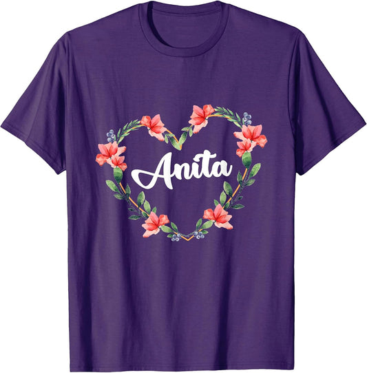 Floral Name Anita Gift Idea