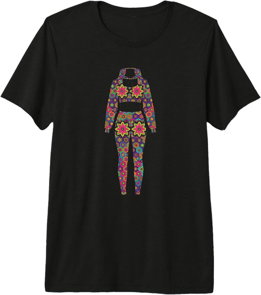 Lotus Cow Yoga Buddhist Floral Boho