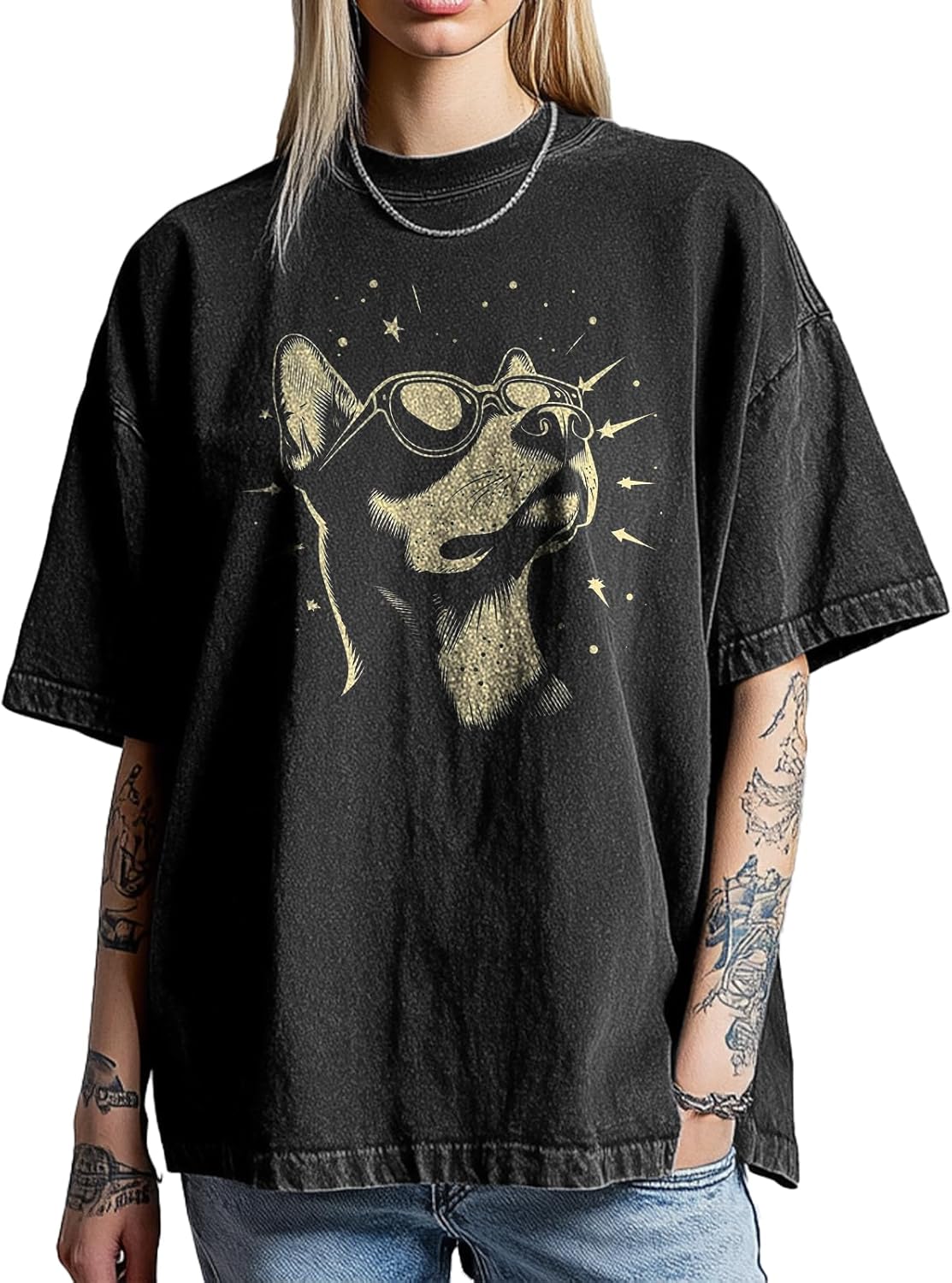 Womens Shirt Summer Graphic T-Shirt Plus Size Casual Loose Cotton Tops Girls Easter Shirt Short Sleeve Tees