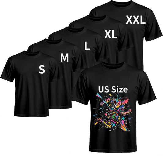 5 PCS Unisex Sublimation Blanks Bulk Polyester T Shirts for Sublimation Crew Neck Short Sleeve Wholesale DIY Gifts