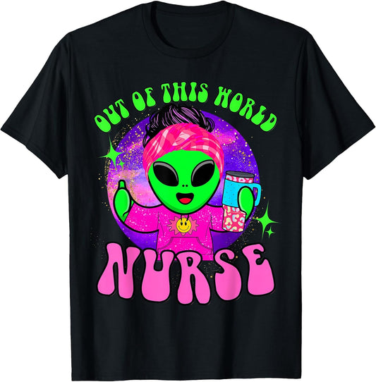 Cute alien awesome funny aunt humor nurses nursing