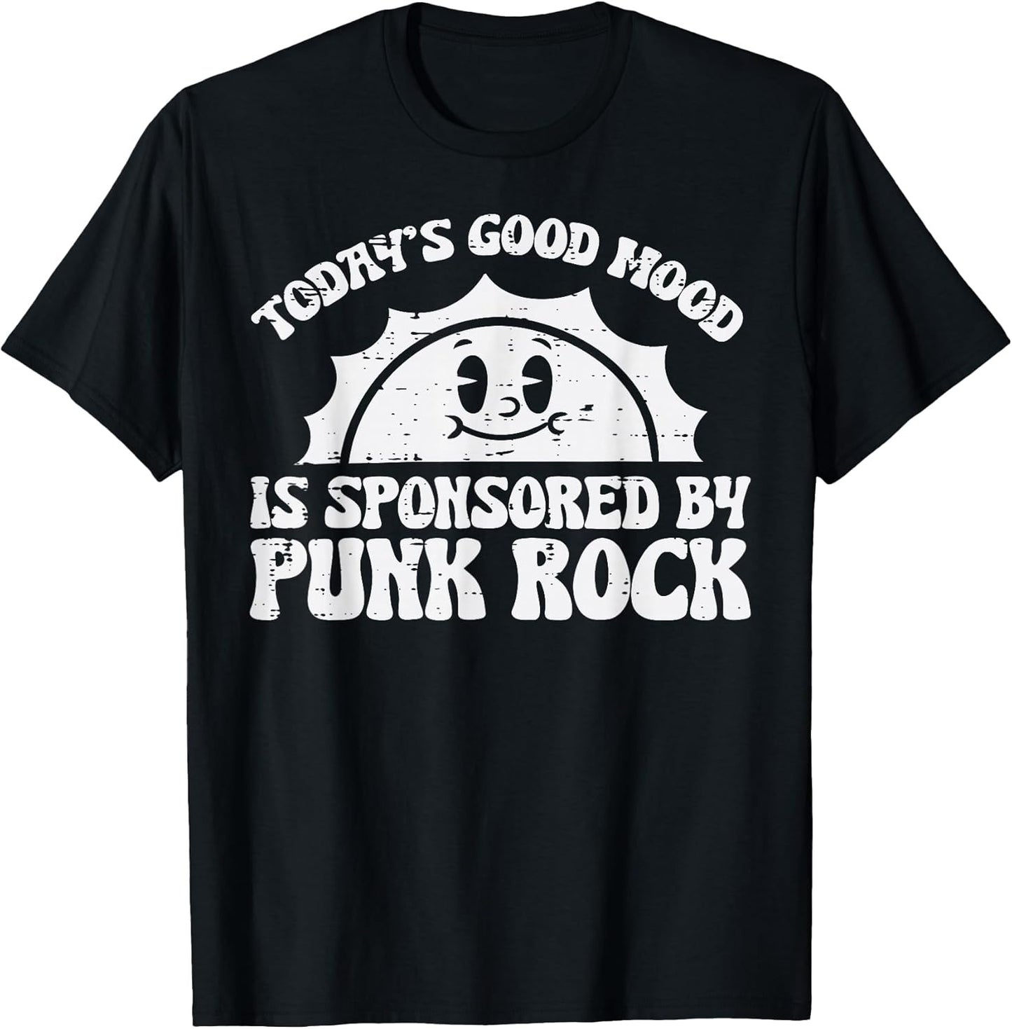 Todays Good Mood Sponsored Punk Rock Music Rocker Boys Kids T-Shirt