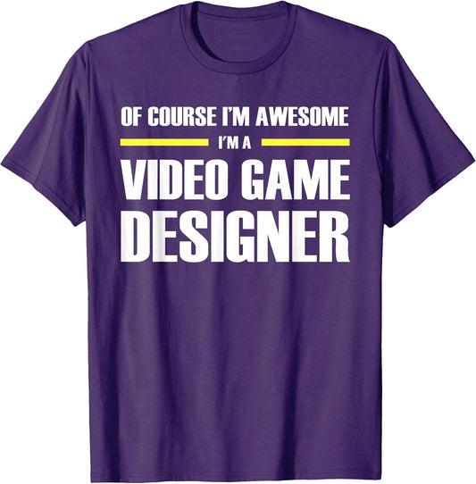 The Original Awesome Video Game Designer T-Shirt