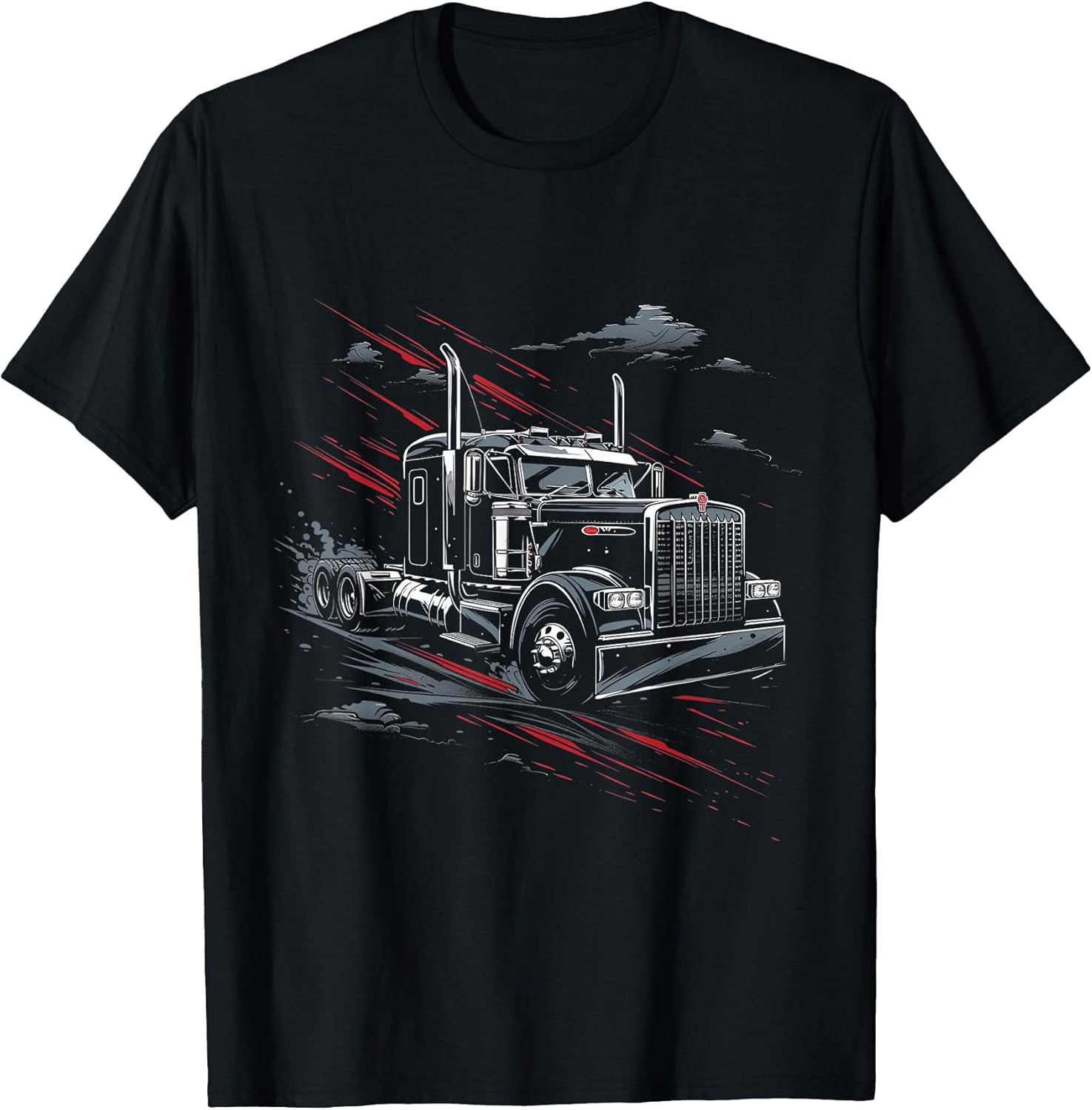 18-Wheeler Truck Vector Gift Apparel