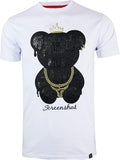 2202-SS-2 Mens Stylish Double Layer Patch Embroidery High Density Gel Premium Quality Tee