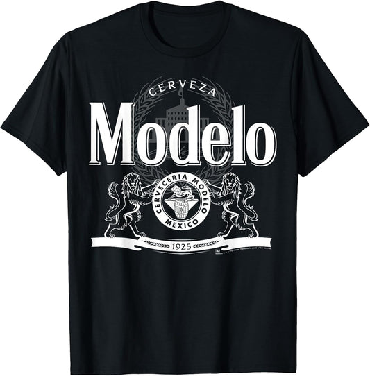 Classic Modelo Logo Graphic T-Shirt Small