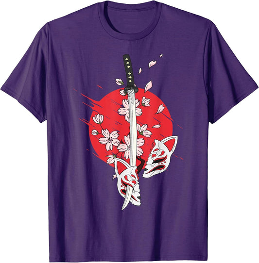 Japanische Kitsune Rotfuchs & Eisfuchs Bekleidung