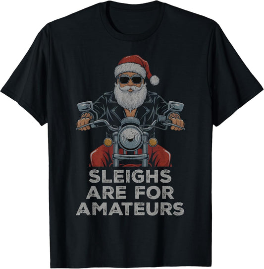 Christmas Motorbike Merch For Men Humorous Biker