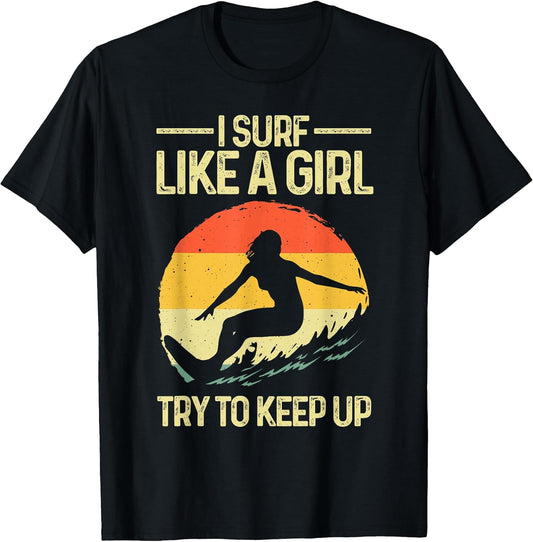 Best Surfer Girl Gift Surfing Lover Lady Surfboard
