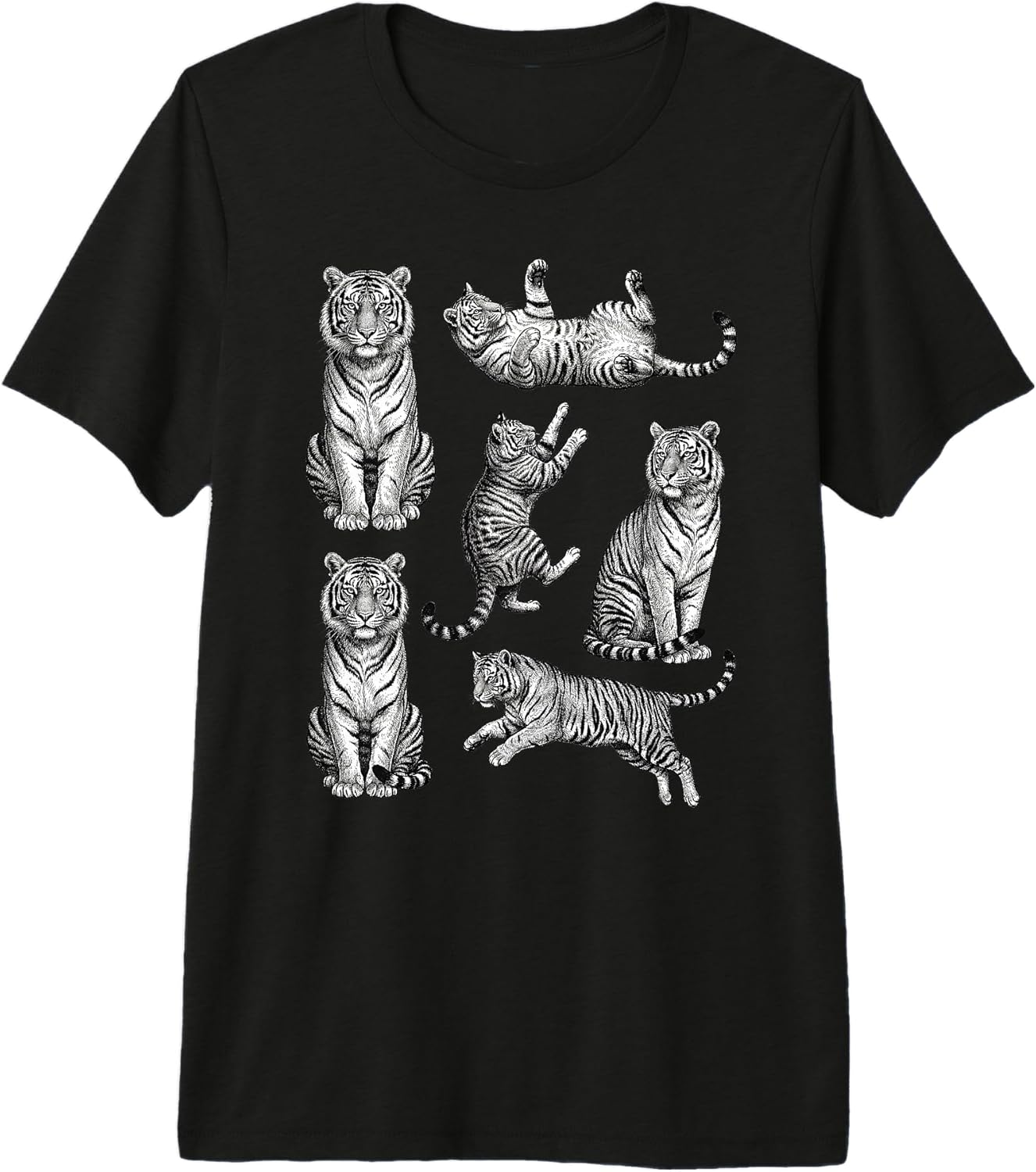 Vintage Tiger Wildlife Design