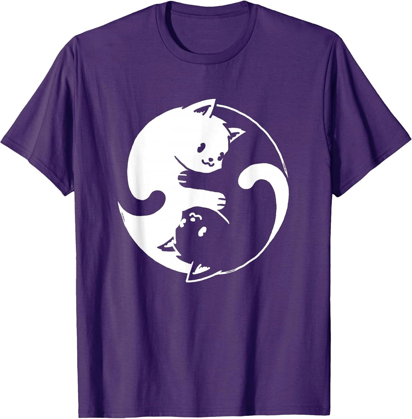 Cat Lover Yin Yang Cat Shirts