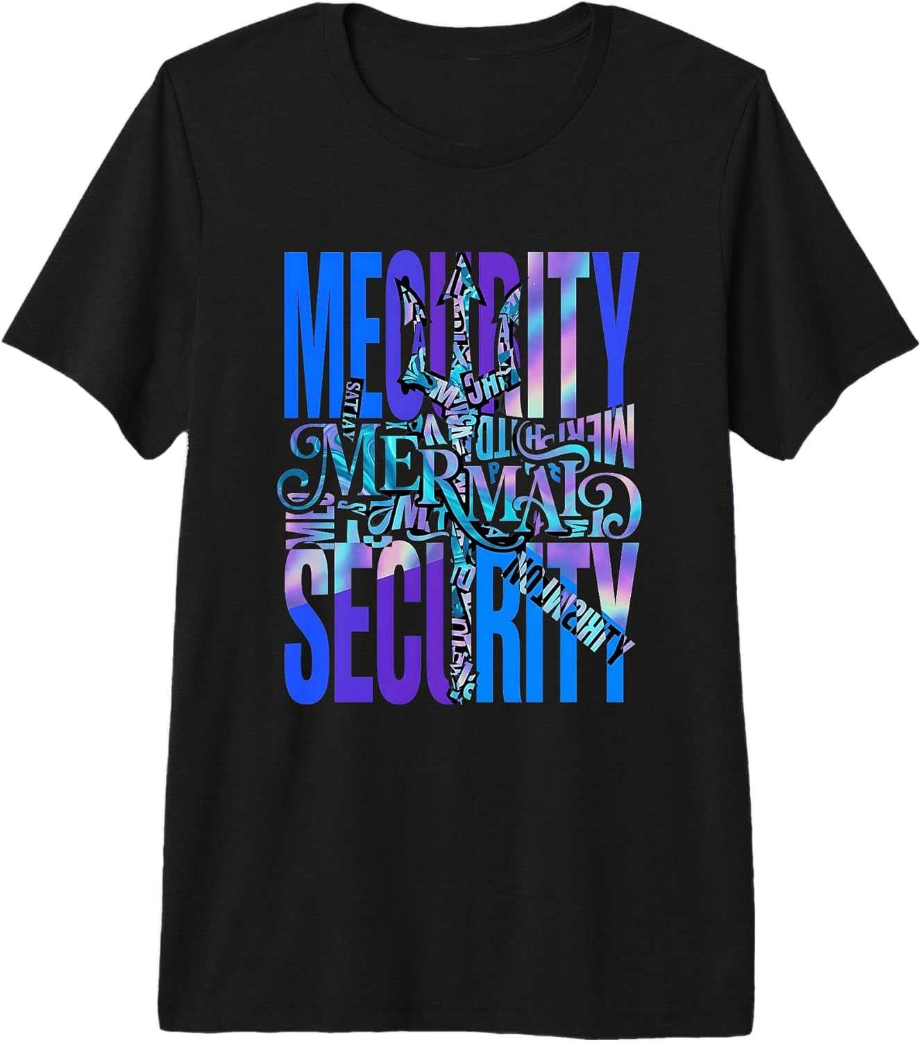 Network Security Worker Typography Gradient Text