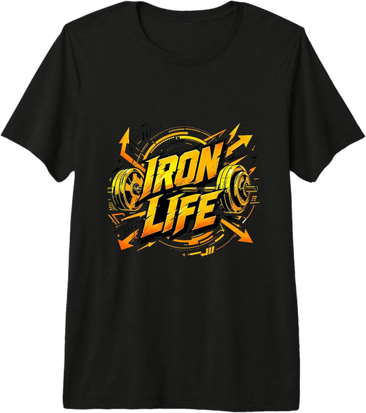 Iron Life Strength Graphic
