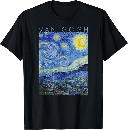 Van Gogh Starry Night - Art for Artists T-Shirt