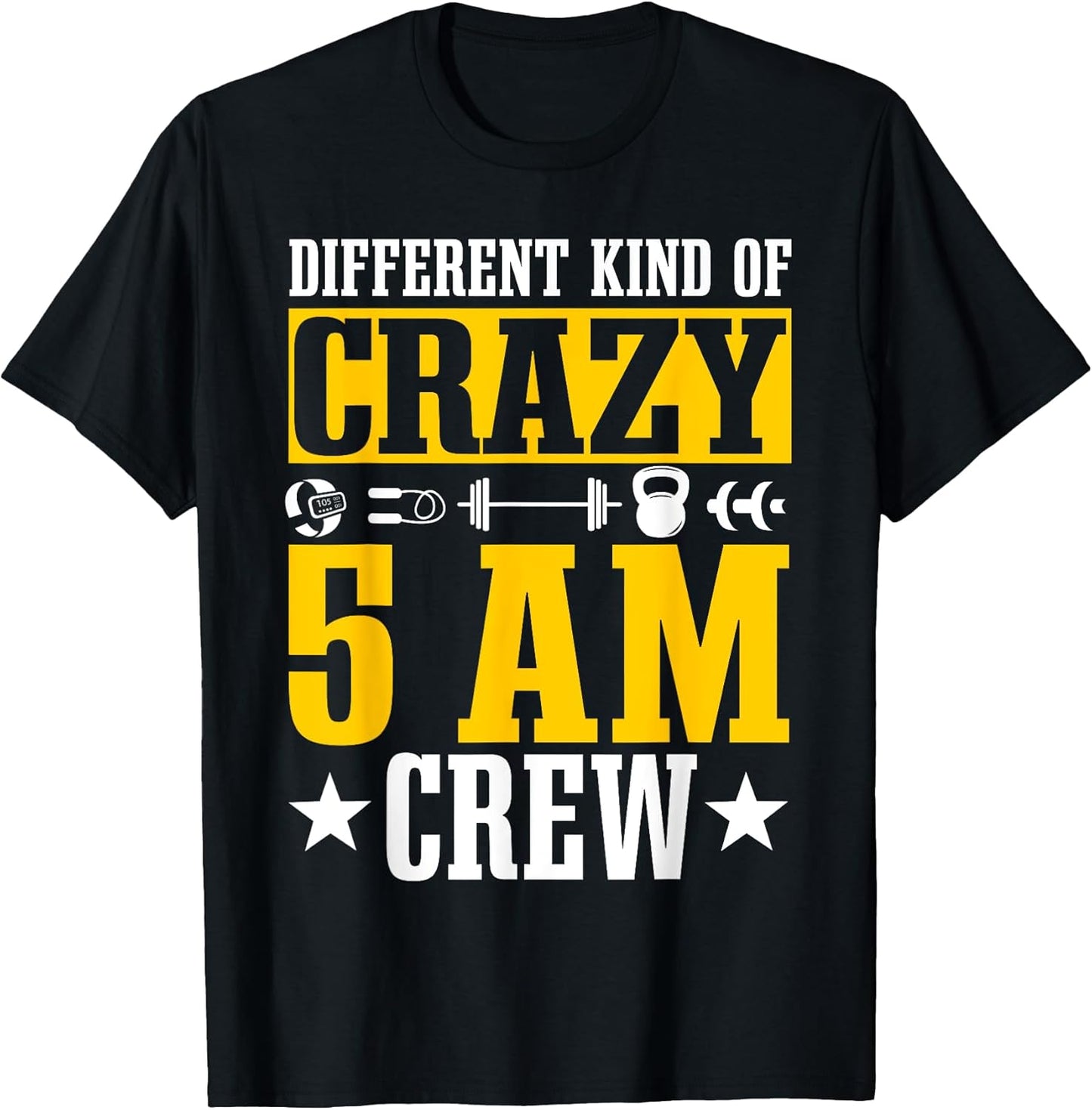 Funny Gym 5am Crew Workout Apparel
