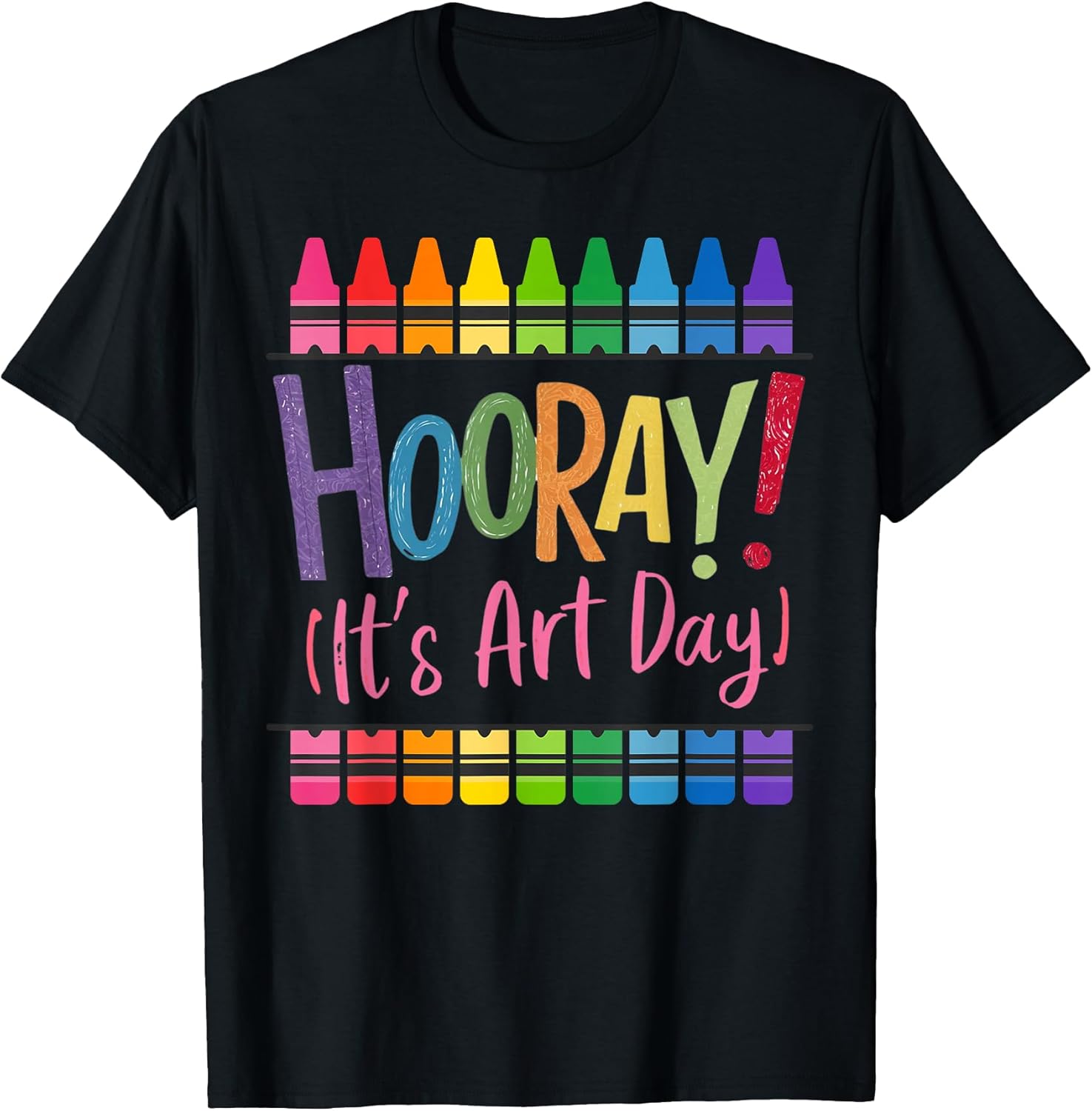 Back to School Hooray It's Art Day Art Teacher Art Artist T-Shirt