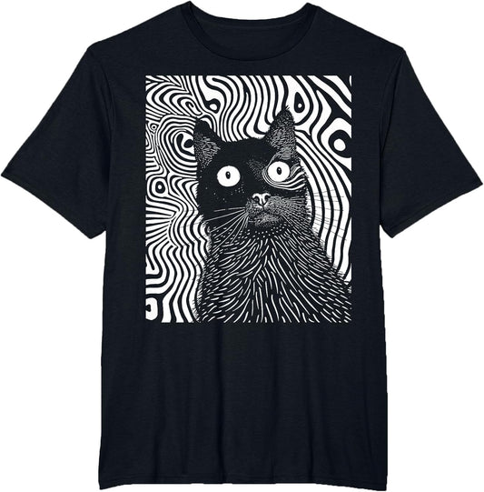 Trippy Cat | Pastel Goth Gothic Grunge Alt Punk Weirdcore T-Shirt