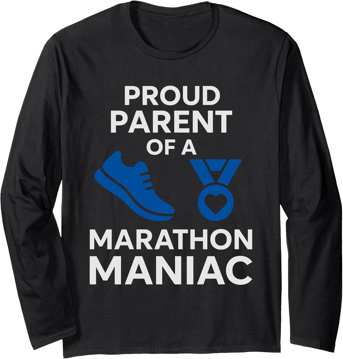 Marathon Supporter Race Day Cheer Squad Running Motivation Long Sleeve T-Shirt