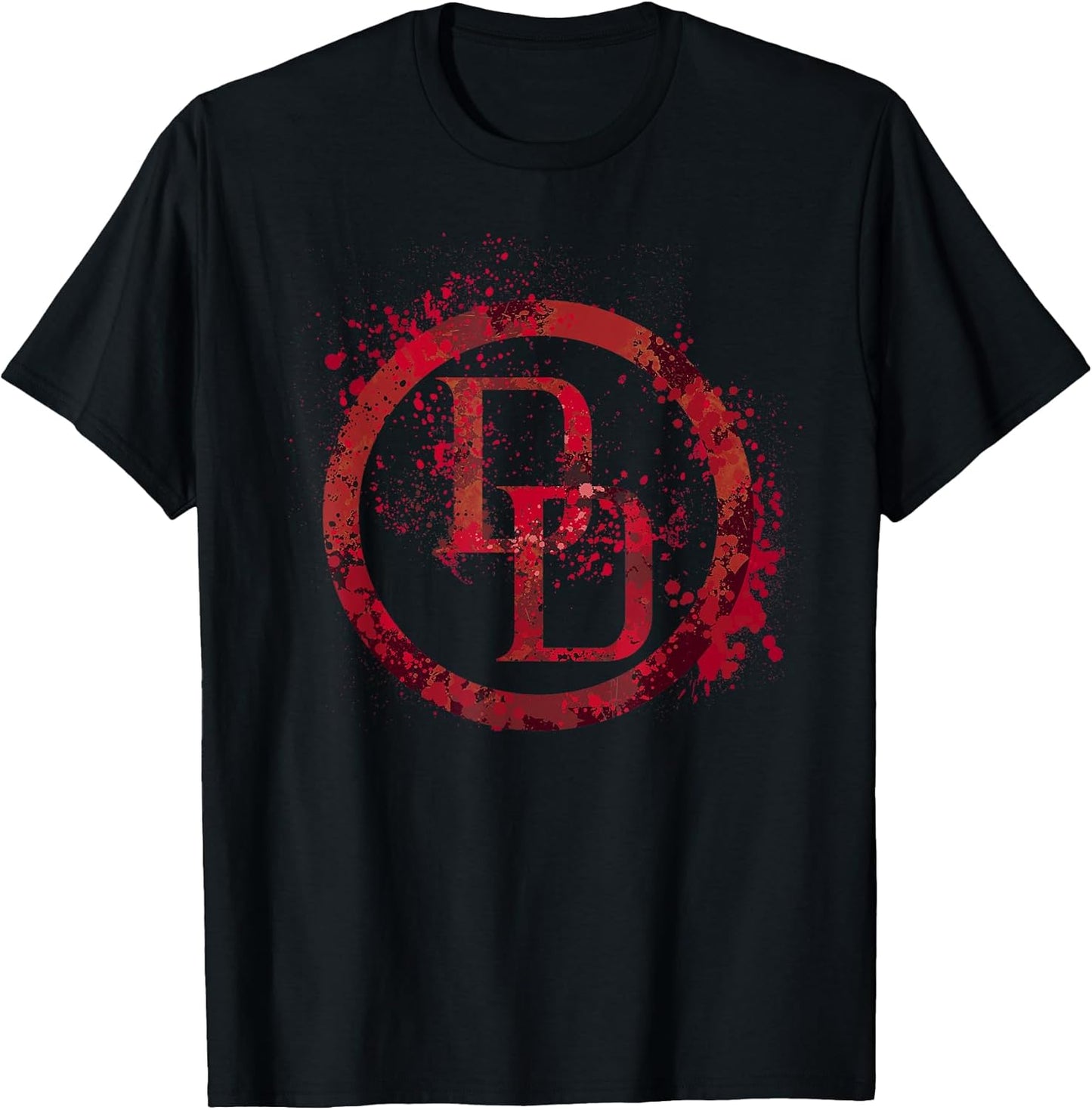 Daredevil Logo Splatter Graphic T-Shirt T-Shirt
