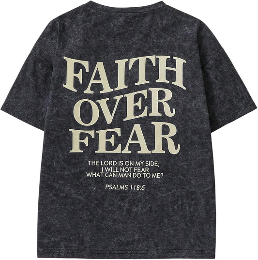 Boy's Letter Print Graphic Tees Short Sleeve Vintage T Shirt Round Neck Summer Tops Streetwear