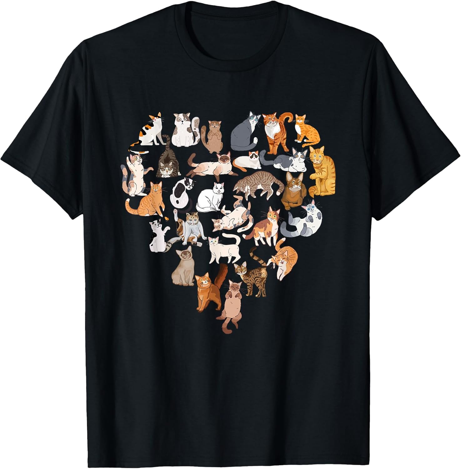 Cats Love Kitty Nerd Cat Lovely Kitten Lovers T-Shirt