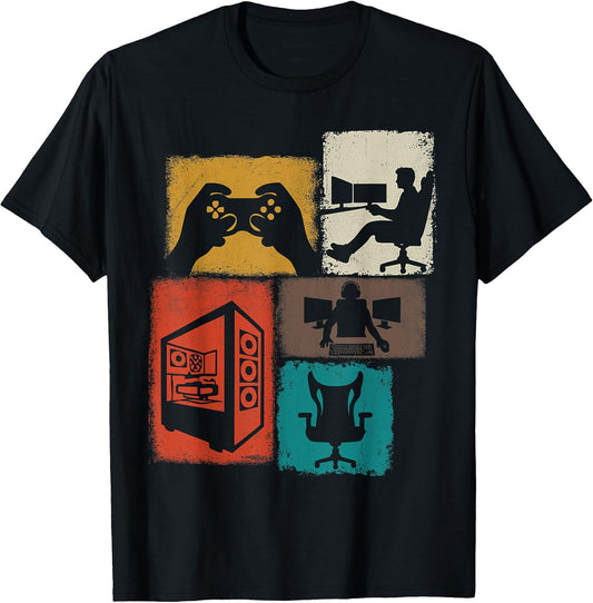 Gamer Asymmetrical Collage Design