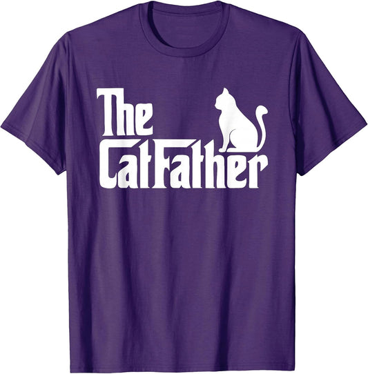 The Catfather Shirt Funny Cat's Dad Kitten Lover T-Shirt