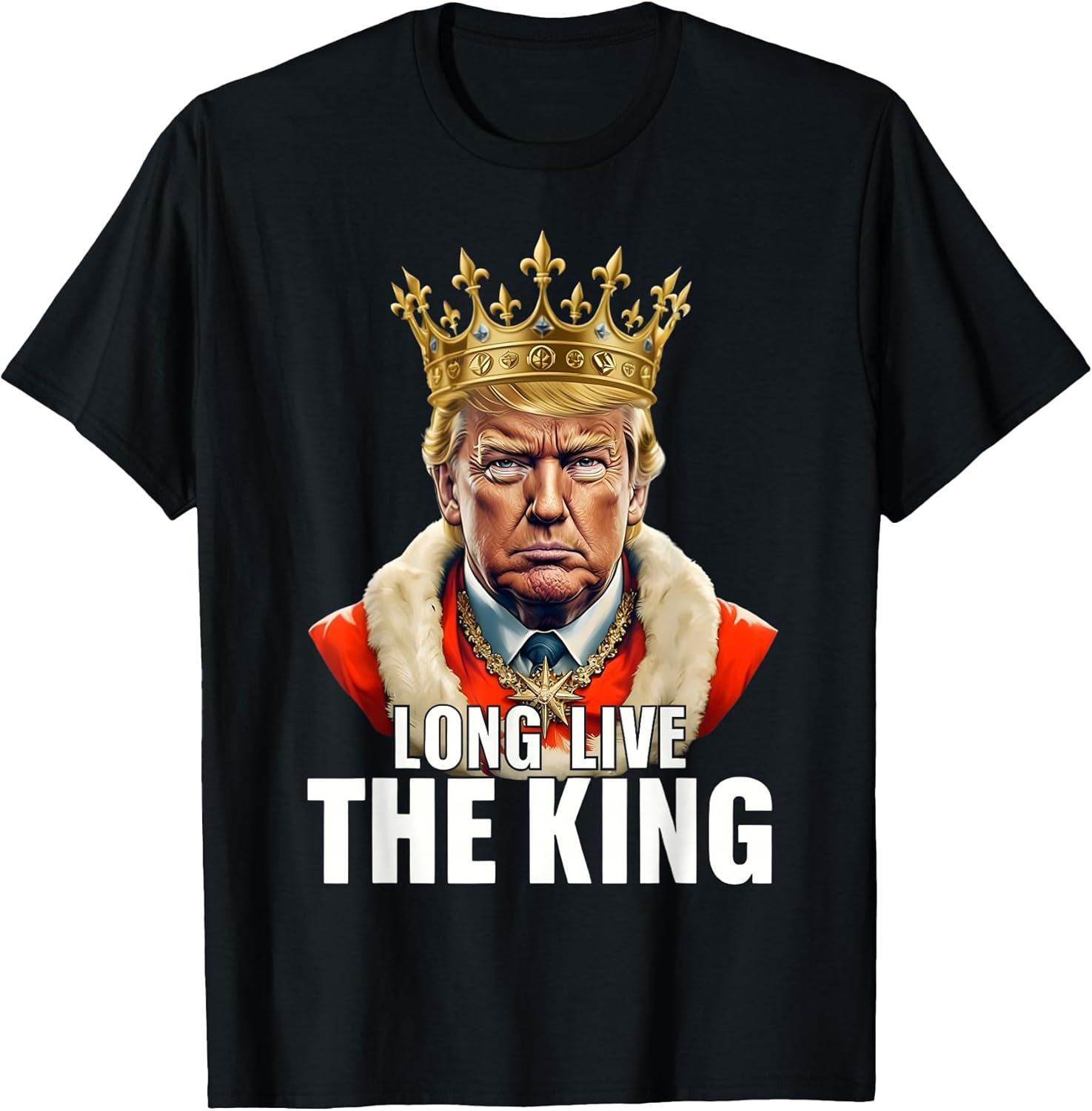 Vintage Trump Long Live The King American Patriotic Retro T-Shirt