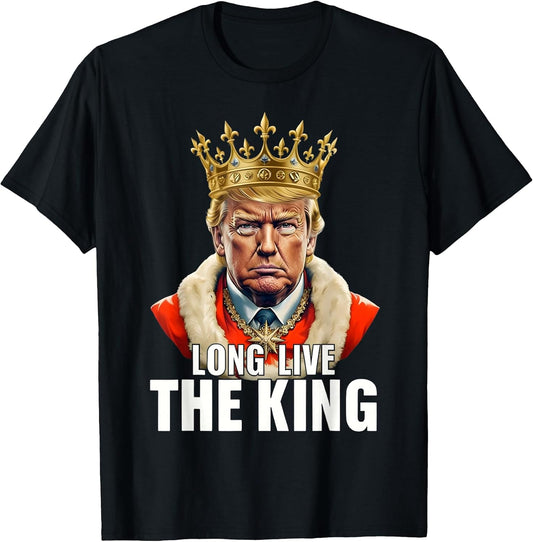 Vintage Trump Long Live The King American Patriotic Retro T-Shirt