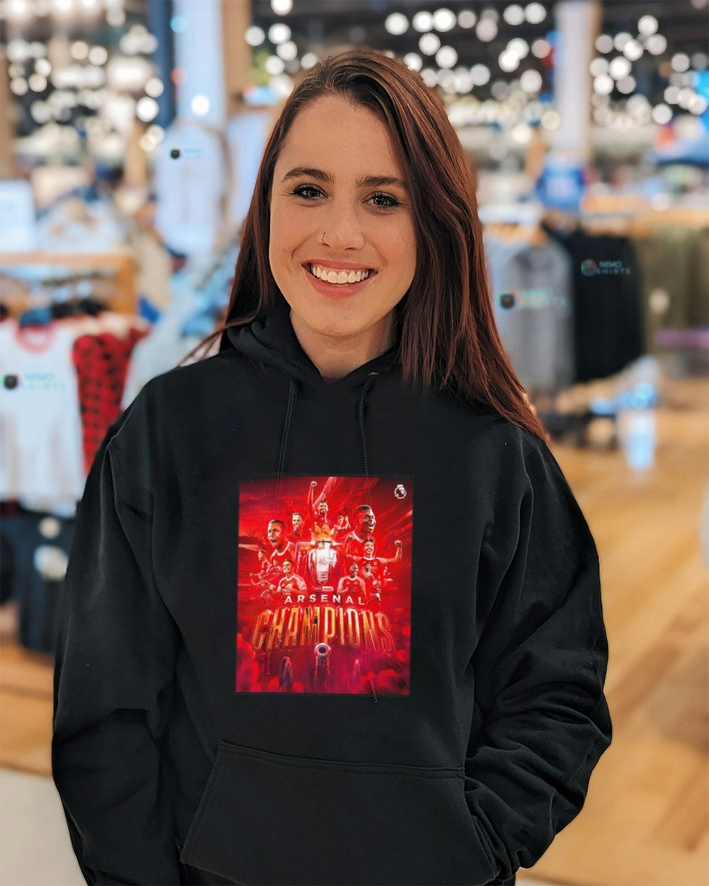 Arsenal champions 2025 2026 Premier League graphic shirt