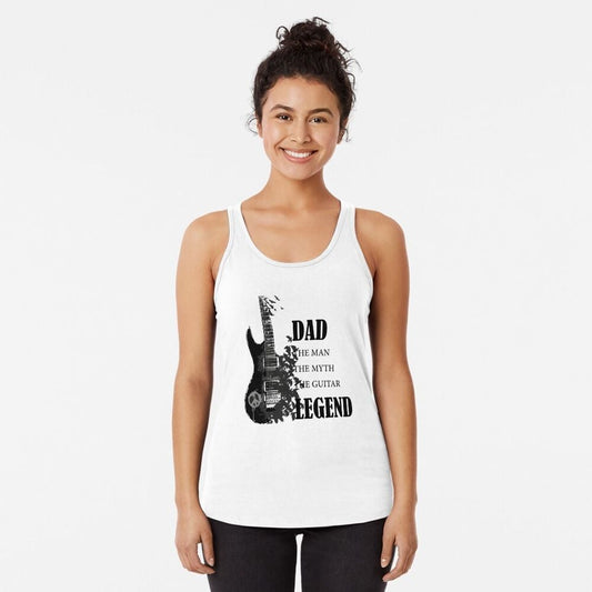 dad the legend Racerback Tank Top