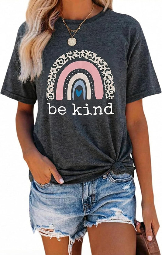 Graphic T Shirts for Women Summer Casual Tops Short Sleeve Tees Loose Fits Blouse