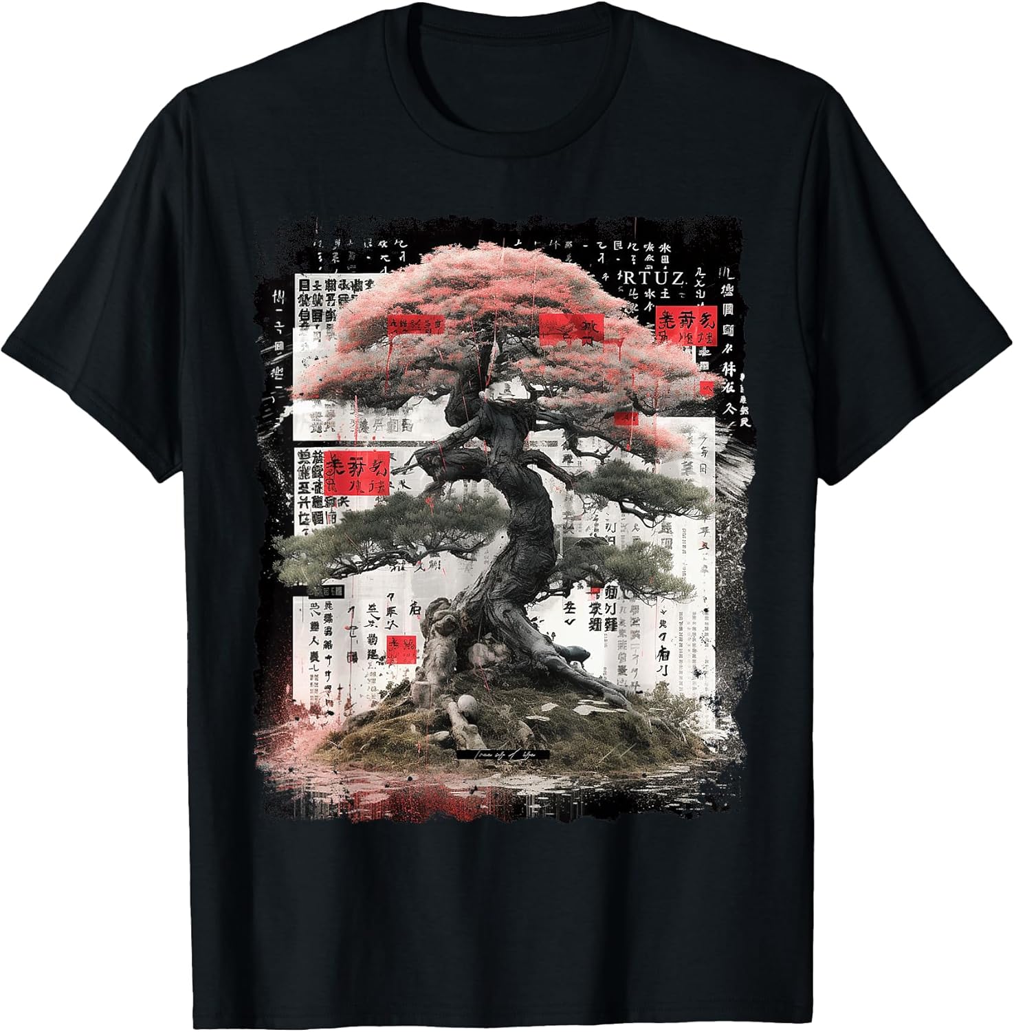 Hip Hop Y2K Vintage Hipster Edgy Urban Streetwear Bonsai T-Shirt