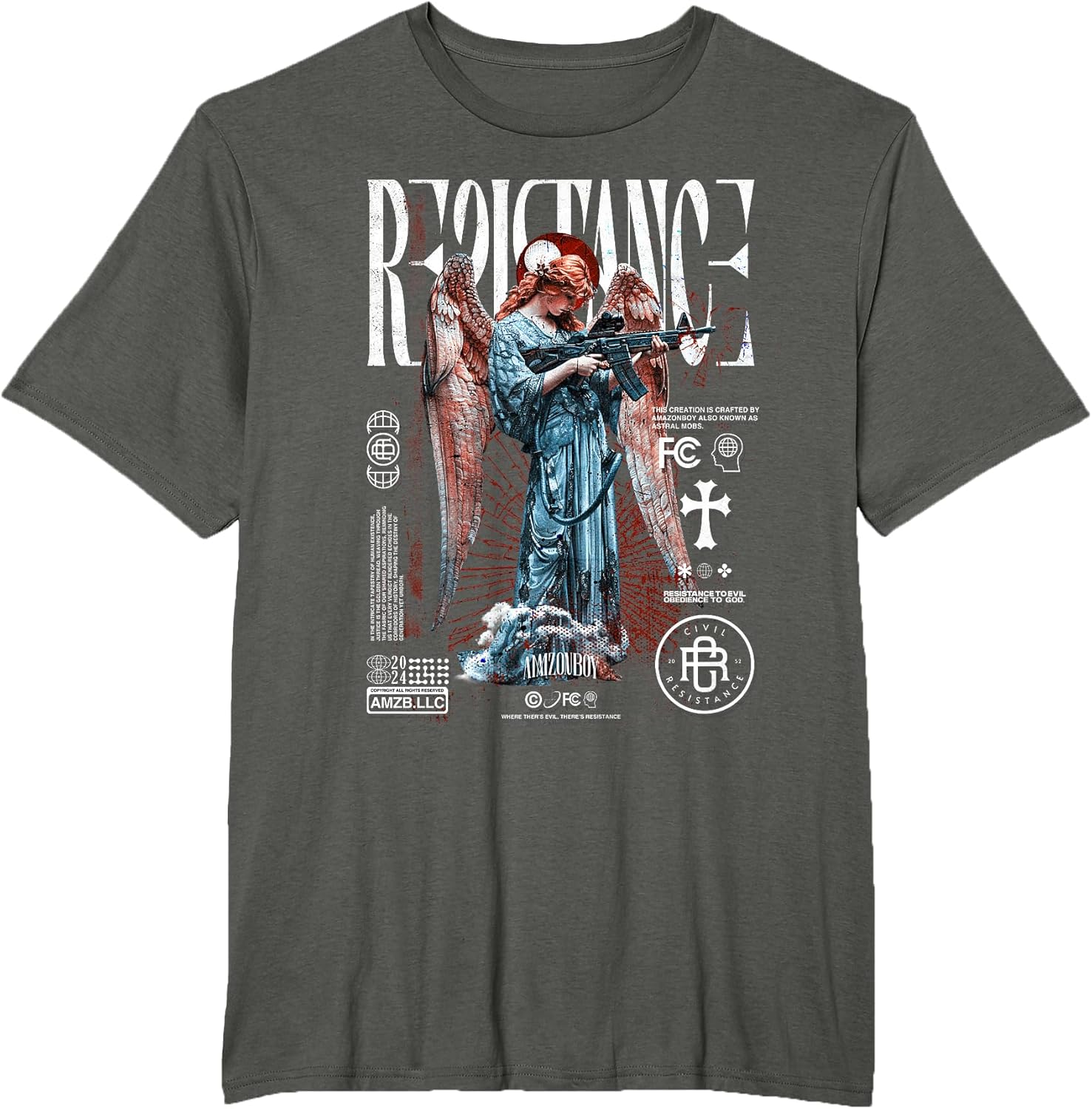 Civil Resistance - Luxury Streetwear Urban Fashion T-Shirt