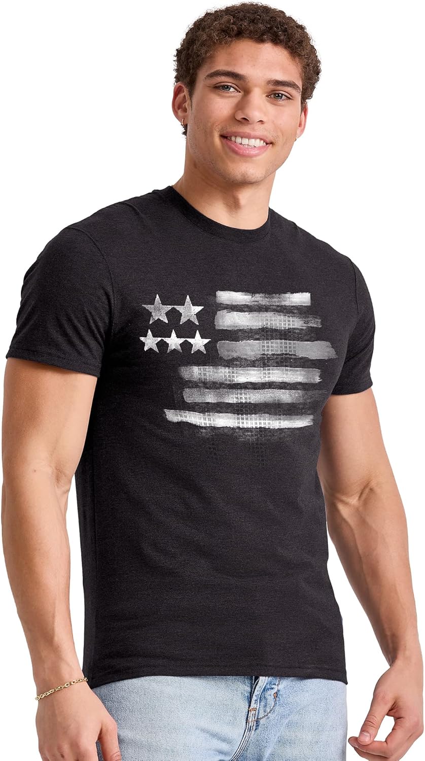 Hanes Men's Essentials Short Sleeve Graphic Tee
